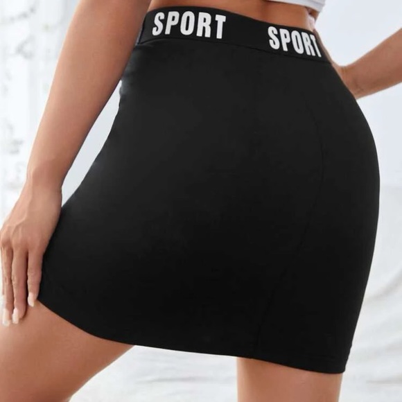 Skirt 🖤 Drawstring Shein XL - Picture 3 of 5